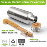 Personalised Stainless Steel Water Bottle - With Name Engraving - 1000ml - Blockhütte UK