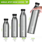 Individual engraving for the stainless steel sport bottle
