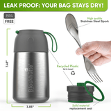 Active Day Bundle - Food Jar & Sports Bottle - 1000ml - Blockhütte UK