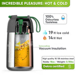 Active Day Bundle - Food Jar & Sports Bottle - 1000ml - Blockhütte UK