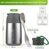 Edelstahl Thermobehälter mit Anti - Vakuum Stöpsel - Blockhütte - BH0024