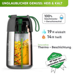 Edelstahl Thermobehälter mit Anti - Vakuum Stöpsel - Blockhütte - BH0024