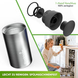 Individual Gravur für den Edelstahl Thermobecher - Blockhütte - I_TMB_500 - BLACK