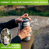 Insulated Food Flask Stainless Steel - Anti - Vacuum Lid - 530ml - Blockhütte UK