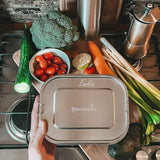 Personalised Stainless Steel Lunch Box - Custom Engraving Included - 1400ml - Blockhütte UK