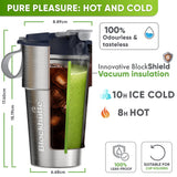 Personalised Stainless Steel Travel Mug for Coffee & Tea - Brown - Blockhütte UK