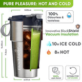 Personalised Stainless Steel Travel Mug for Coffee & Tea - Brown - Blockhütte UK