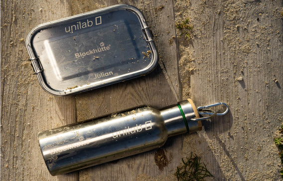 Welcome bundle of personalised Blockhütte products