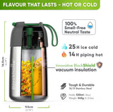 Stainless Steel Food Flask Insulated - Black - Blockhütte UK