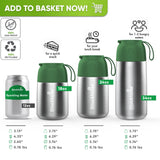 Stainless Steel Food Flask Insulated - Black - Blockhütte UK