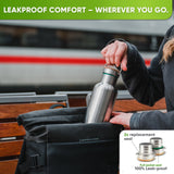 Stainless Steel Water Bottle - Insulated + FREE Brush - 1000ml - Blockhütte UK