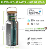 Stainless Steel Water Bottle - Insulated + FREE Brush - 1000ml - Blockhütte UK