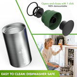 Travel Mug Stainless Steel for Coffee & Tea - 354ml - Blockhütte UK