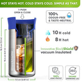 Travel Mug Stainless Steel for Coffee & Tea - 354ml - Blockhütte UK