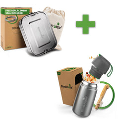 Workday Lunch Kit - Food Flask & Lunch Box - 1000ml - Blockhütte UK