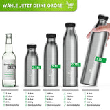 Premium Edelstahl Sport Trinkflasche isoliert mit [GRATIS Naturborsten - Bürste] - Blockhütte - trinkflasche kinder edelstahl teeflasche trinkflasche kohlensäure geeignet edelstahl trinkflasche kinder termosflaschen termosteekanne waterdrops flasche thermoskanne baby unterwegs termosflaschen 1 liter trinkflasche edelstahl thermoskanne 0,5l isolierflasche