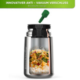 Edelstahl Thermobehälter mit Anti - Vakuum Stöpsel - Blockhütte - BH0024